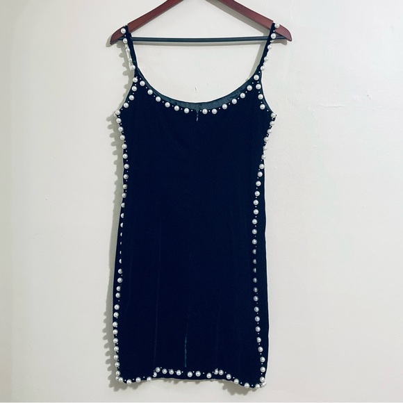 Vintage Velvet Cocktail Dress - Picture 2 of 8